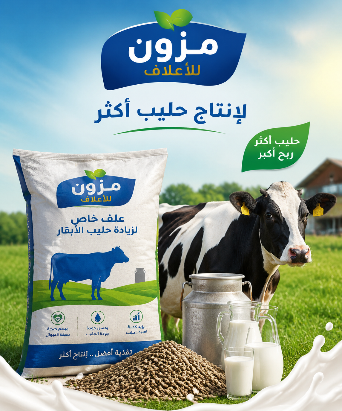 علف حليب